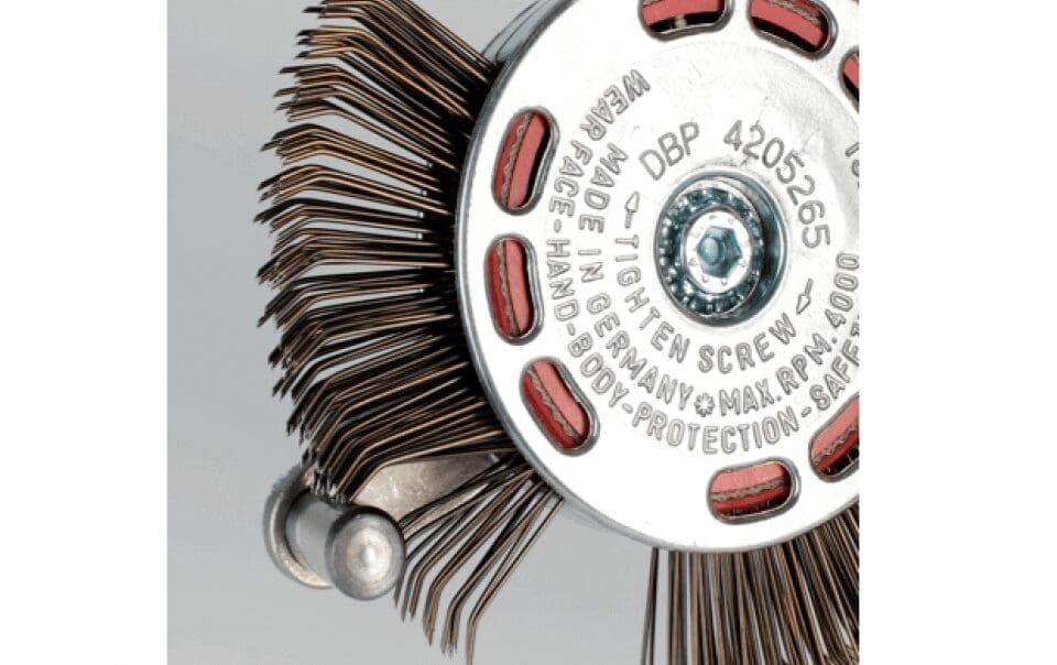 Power tool rotary wire brush wheel
