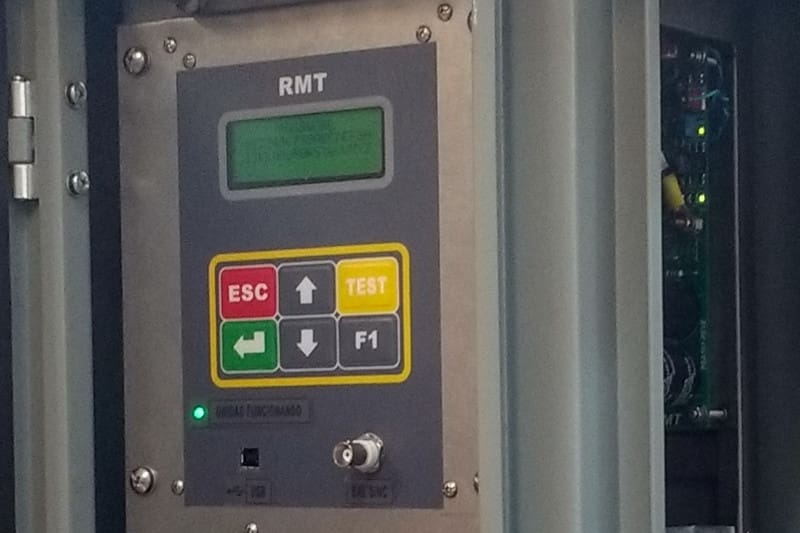 Industrial RMT control panel with keypad